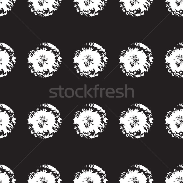 Stock photo: Vector seamless pattern. Abstract doodle background with round b