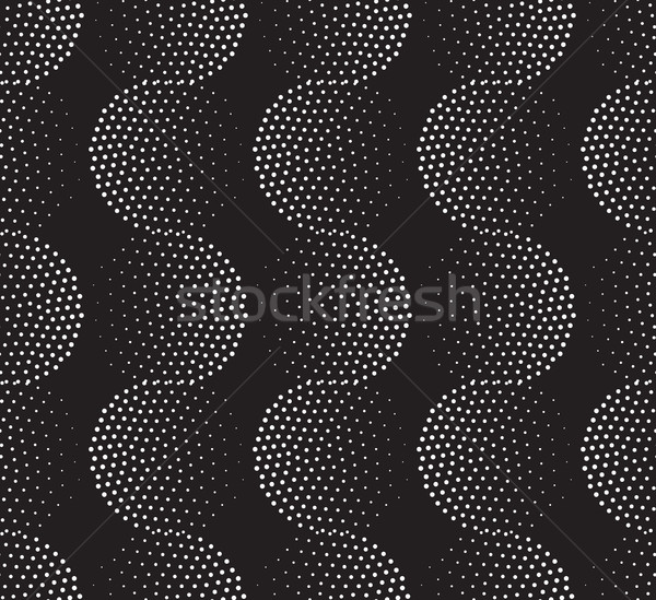 Vector geometric seamless pattern. Repeating abstract dots Stock photo © softulka
