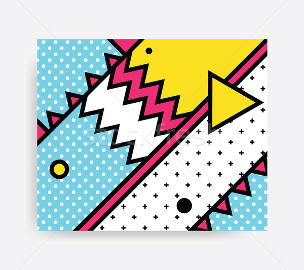 Colorful Pop art pattern  Stock photo © softulka