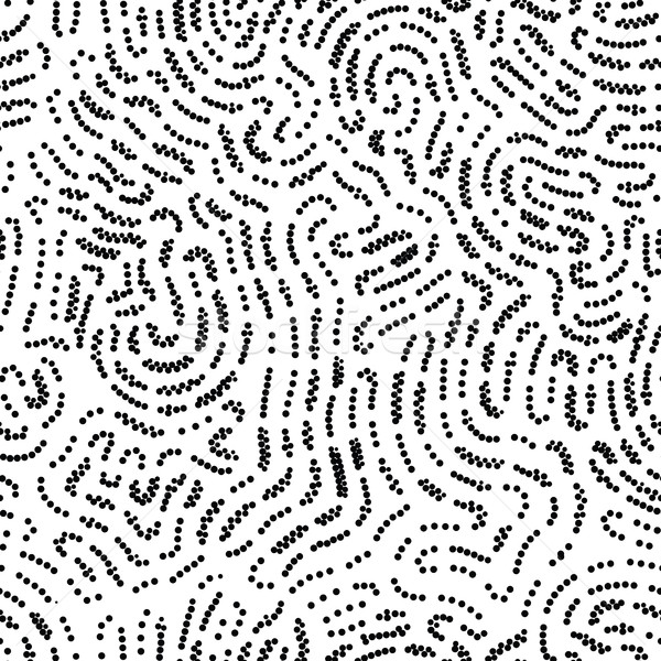 Vector geometric seamless pattern. Repeating abstract dots Stock photo © softulka