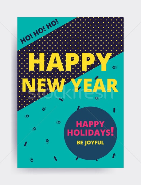 Joyeux Noël nouvelle année design oeil bannière [[stock_photo]] © softulka