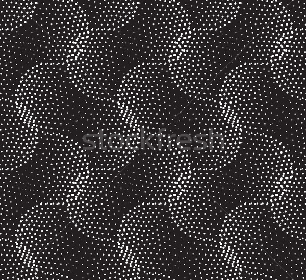 Vector geometric seamless pattern. Repeating abstract dots Stock photo © softulka