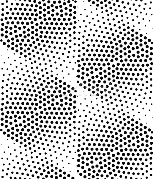 Vector geometric seamless pattern. Repeating abstract dots Stock photo © softulka