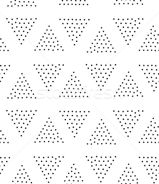 Vector geometric seamless pattern. Repeating abstract dots Stock photo © softulka