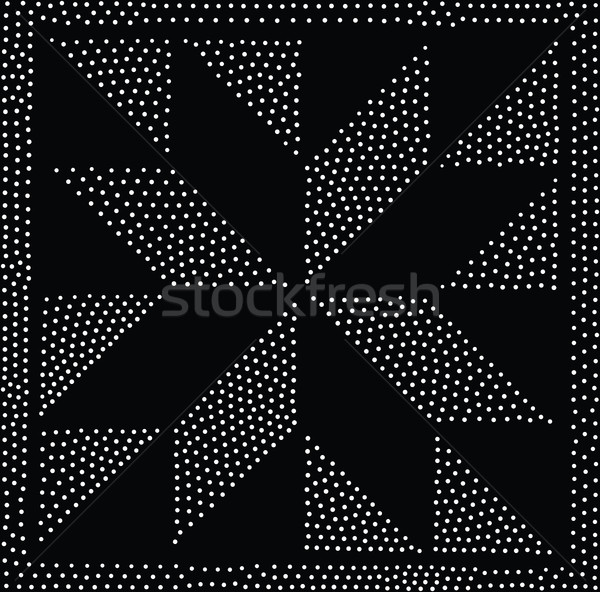 Vector geometric seamless pattern. Repeating abstract dots Stock photo © softulka
