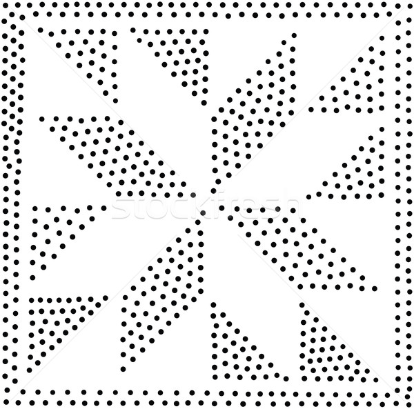 Vector geometric seamless pattern. Repeating abstract dots Stock photo © softulka