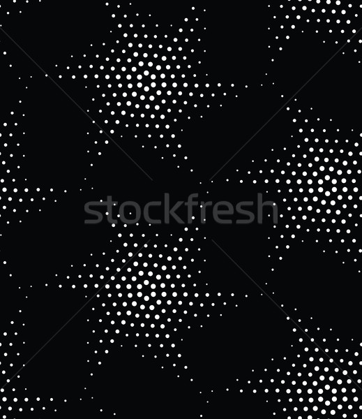 Vector geometric seamless pattern. Repeating abstract dots Stock photo © softulka