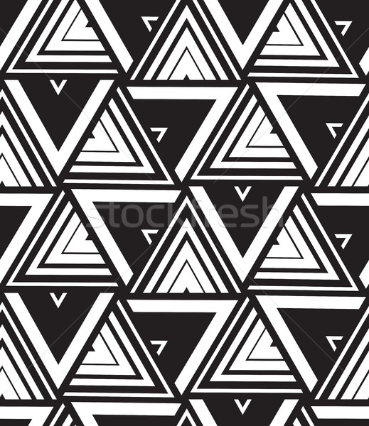 Vektör geometrik modern üçgen doku Stok fotoğraf © softulka