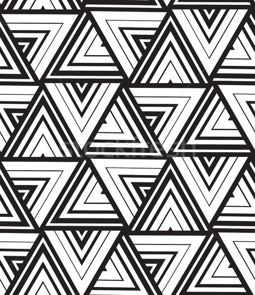 Stock foto: Vektor · geometrischen · modernen · Dreieck · Textur