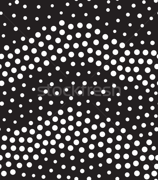 Vector geometric seamless pattern. Repeating abstract dots Stock photo © softulka
