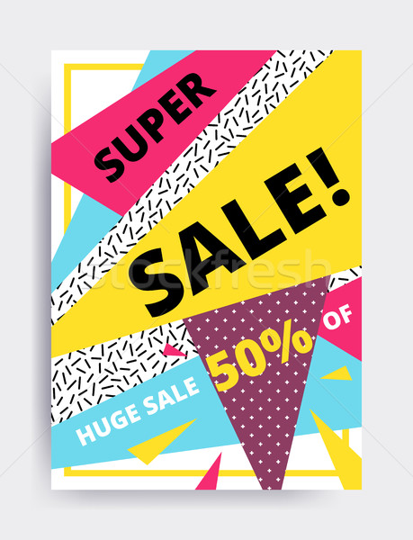 Sale banner template Stock photo © softulka