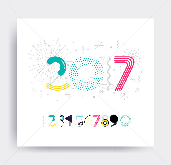 New Year design Stock photo © softulka