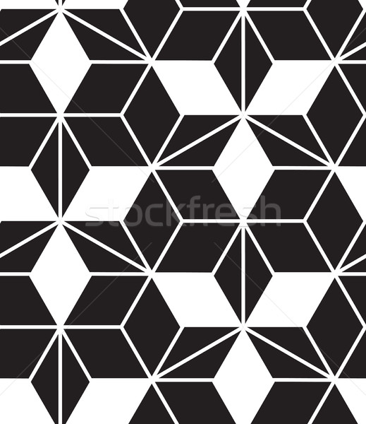 Vector modern elegant linie hexagon Imagine de stoc © softulka