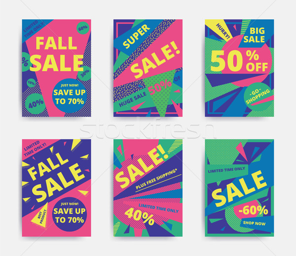 Sale banner template Stock photo © softulka