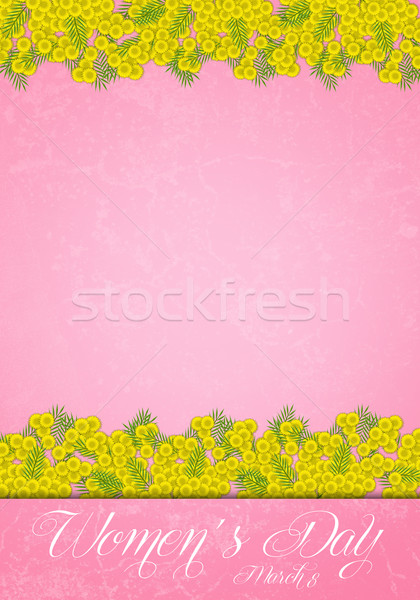 mimosas for Women's Day Stock photo © sognolucido