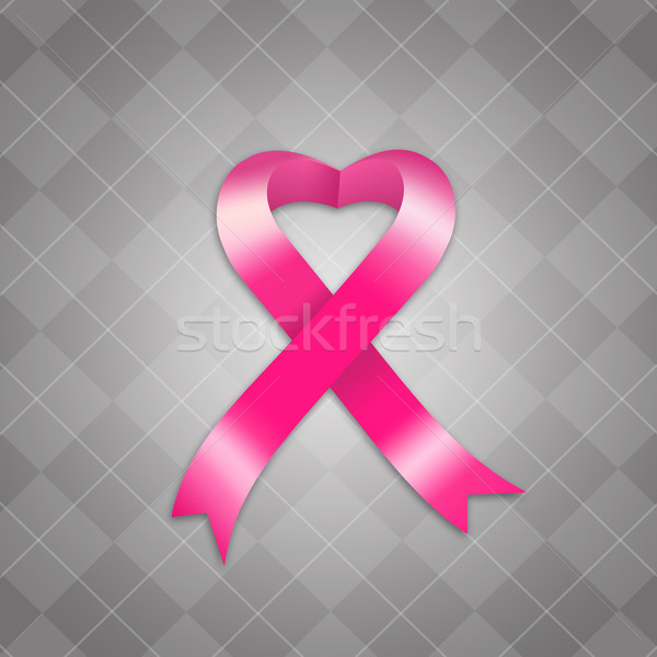 Constientizare pink ribbon ilustrare femeie fată femei Imagine de stoc © sognolucido
