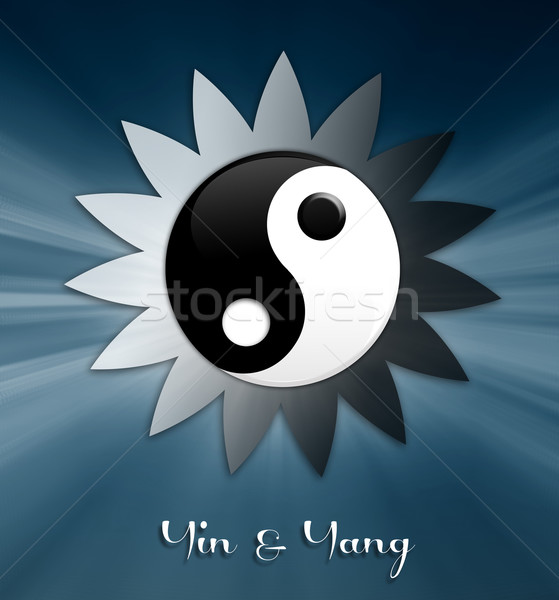 Yin Yang symbol Stock photo © sognolucido