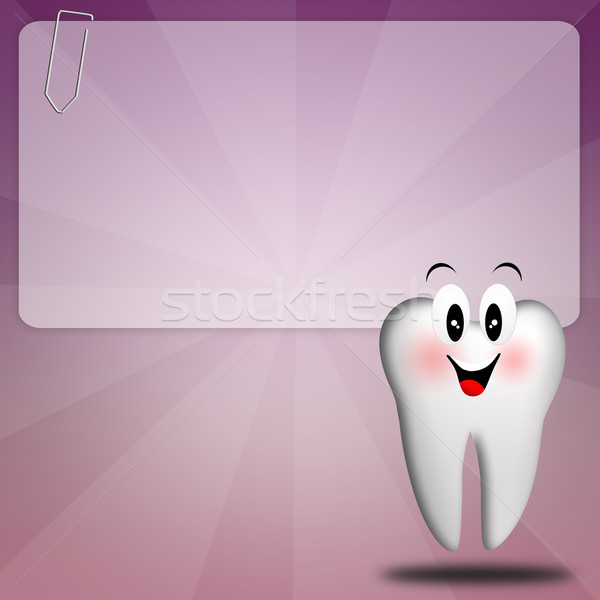 Tandheelkundige zorg illustratie tand medische geneeskunde tools Stockfoto © sognolucido