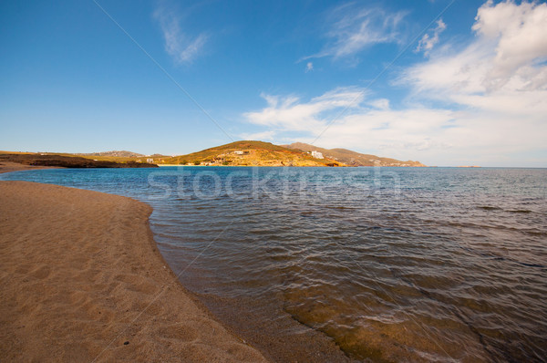 Ftelia beach in Mykonos Stock photo © sognolucido