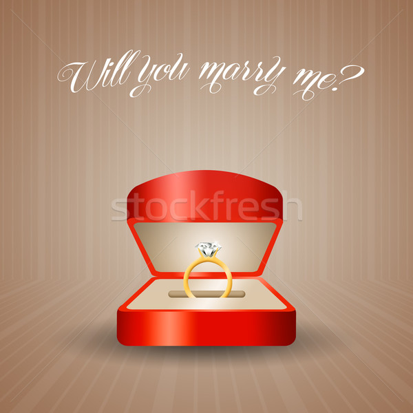 Propose of marriage Stock photo © sognolucido