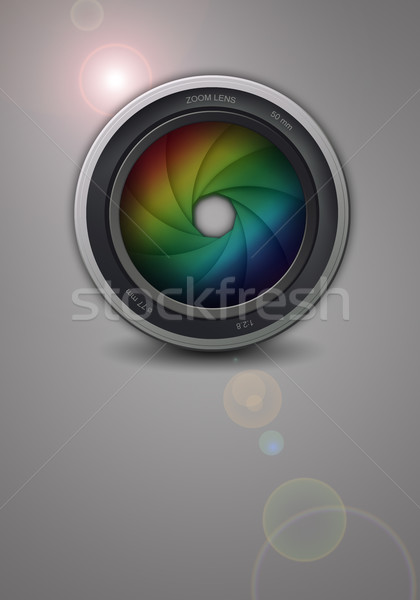 Camera lens Stock photo © sognolucido