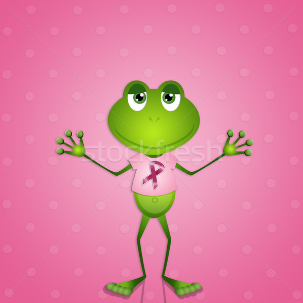 Frog for breast cancer prevention  Stock photo © sognolucido
