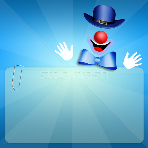 Clown terapii ilustracja medycznych tle muzyka Zdjęcia stock © sognolucido
