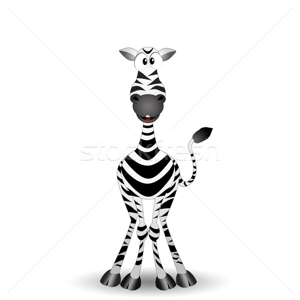 Funny zebra Stock photo © sognolucido