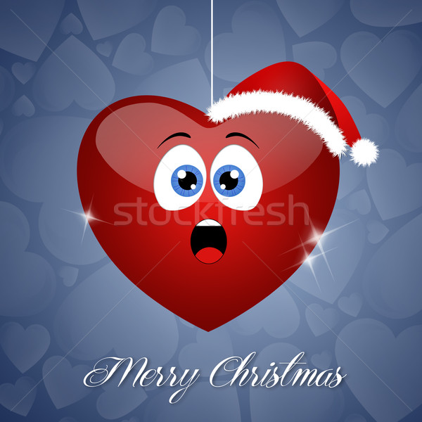 Vrolijk · christmas · illustratie · grappig · verwonderd · hart - stockfoto  © Laura Apostoli (sognolucido) (#4863747) | Stockfresh