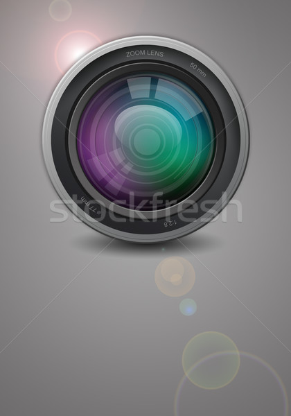 Camera lens Stock photo © sognolucido
