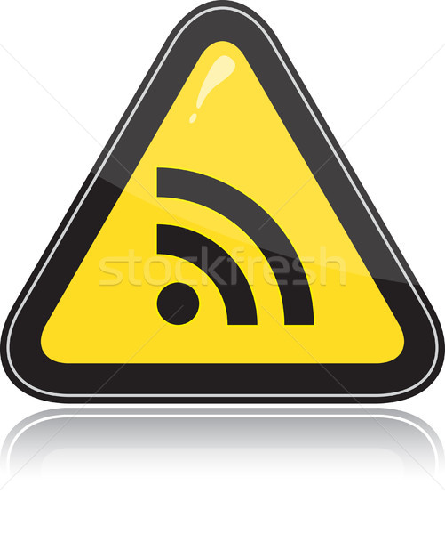 Yellow triangular other warning sign Stock photo © SolanD