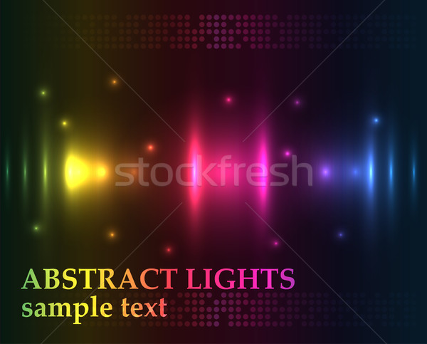 Resumen luces vector arco iris eps10 Foto stock © SolanD