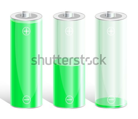 Battery with the level of charge. Stock photo © SolanD