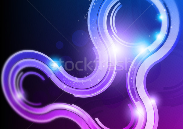 Senzational curbe hd detaliat abstract lumini Imagine de stoc © solarseven