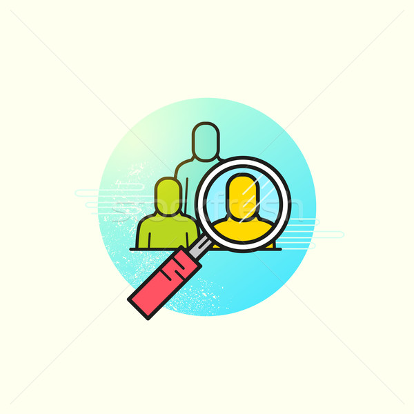 Headhunting Business Vector Stock photo © solarseven