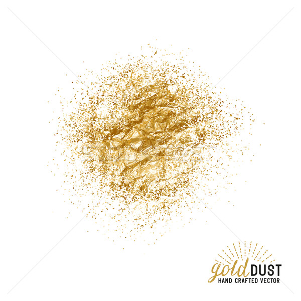 Stockfoto: Vector · goud · stof · deeltjes · mode · ontwerp