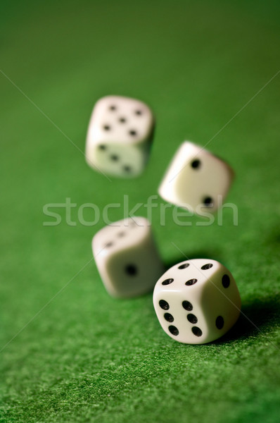 Rolling Dice Stock photo © solarseven