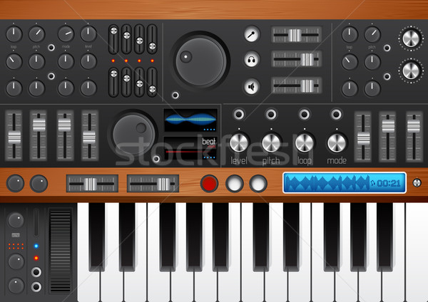 Pro Music Synthesizer/ Interface Stock photo © solarseven