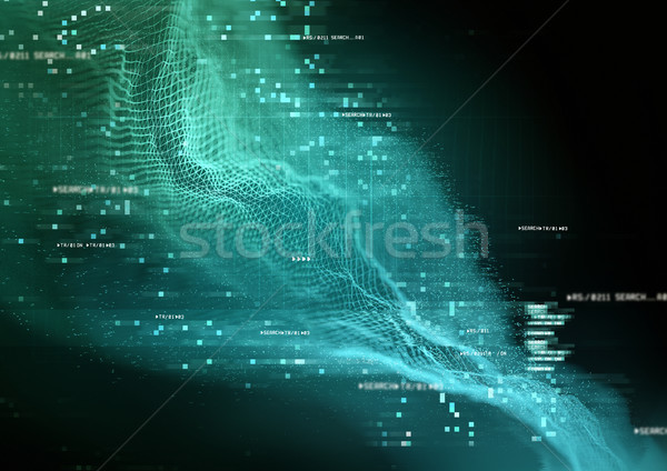 futuristic Data Visualization Stock photo © solarseven
