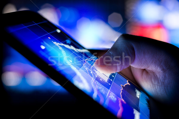 Fast Moving Business World Stock photo © solarseven