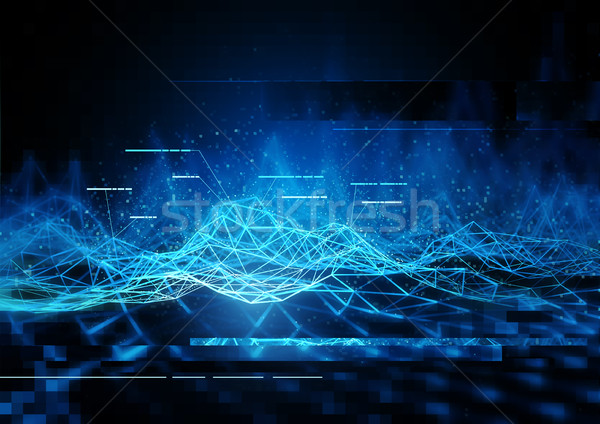 技術 データ 通信 抽象的な 3次元の図 ビジネス ストックフォト © solarseven