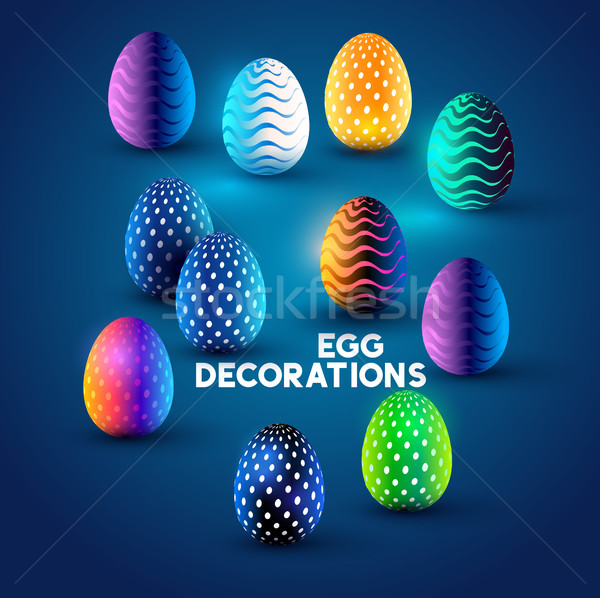 Easter Egg Designs Stock photo © solarseven