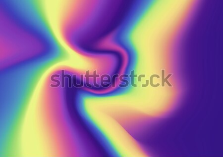 Abstrakten metallic Öl swirl Vektor Muster Stock foto © solarseven