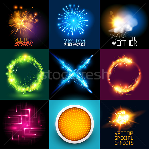 Vector Light Effects Collection Stock photo © solarseven