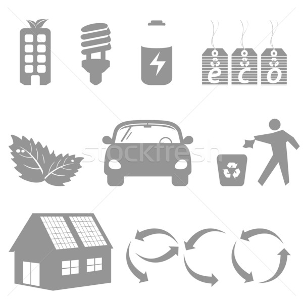 Clean environment symbols Stock photo © soleilc