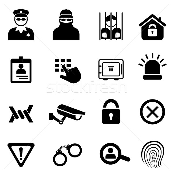Stock photo: Security and safety icon set