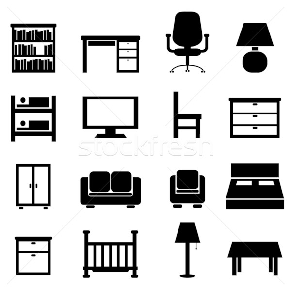 House and office furniture Stock photo © soleilc