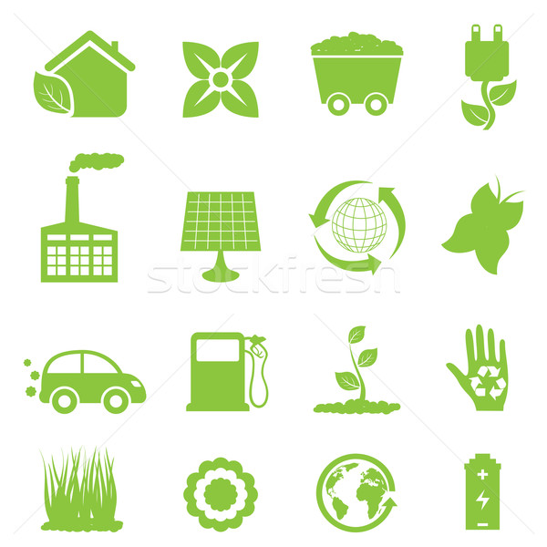 Recycling and clean energy Stock photo © soleilc