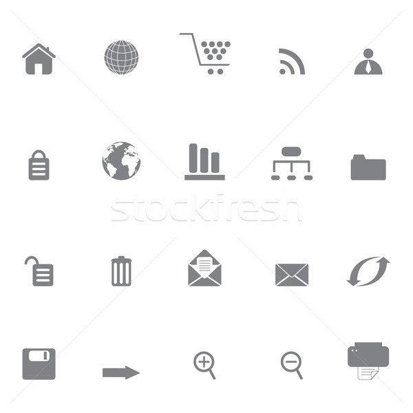 Internet or web site icons Stock photo © soleilc