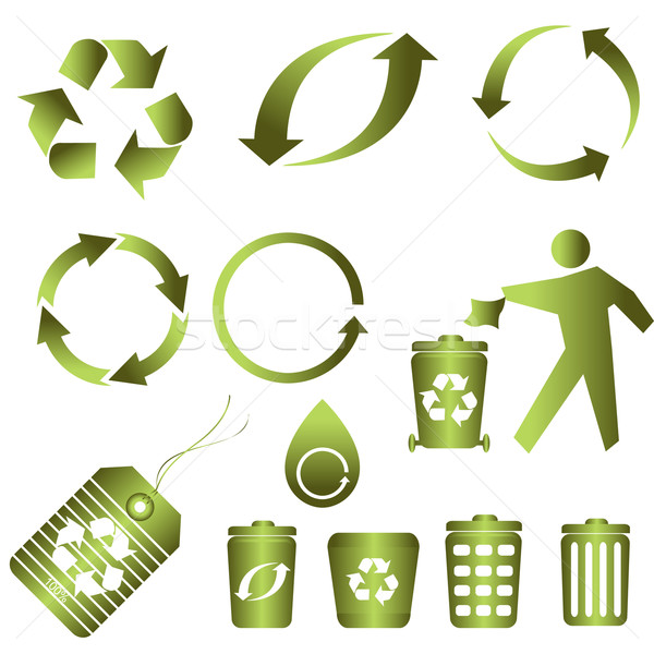 Recycle for clean environment Stock photo © soleilc